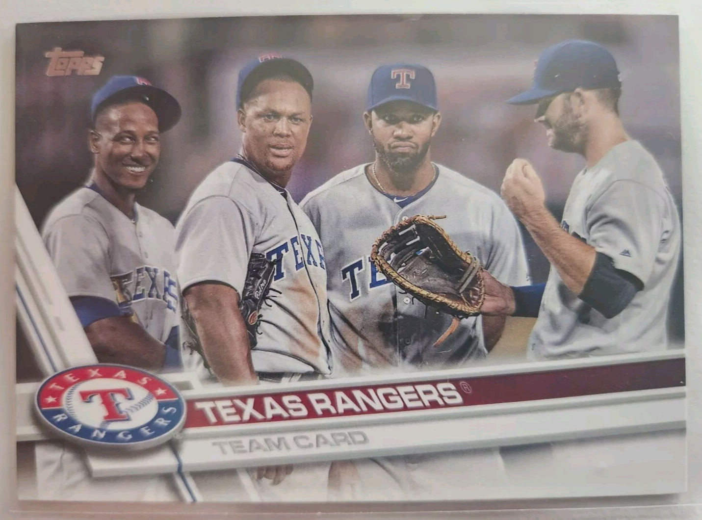 2017 Topps Series 2 Texas Rangers Team Card #430 MLB Baseball
