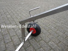 Schlauchbootwagen / Bugwagen / Slipwagen / Schleppwagen / Sliphilfe / Edelstahl