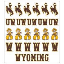 Wyoming Cowboys Multi-purpose Vinyl Sticker Sheet