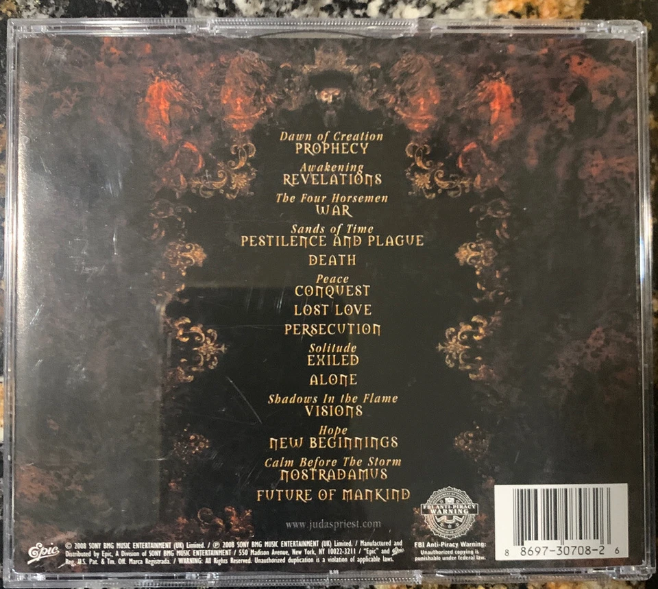 Nostradamus by Judas Priest (CD, 2008) Foto 2 de 2