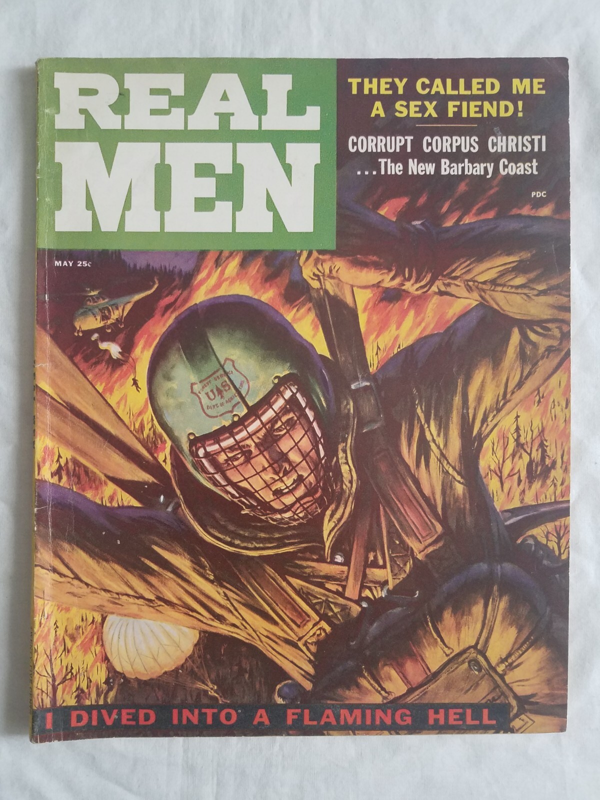 Real Man Magazine REAL MEN MAGAZINE VOLUME 1 NUMBER 2 MAY 1956 HIGH GRADE VOL. 1 NO. 2 ...