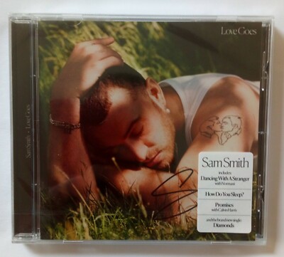 Sam Smith 'Love Goes' Hand Signed CD 