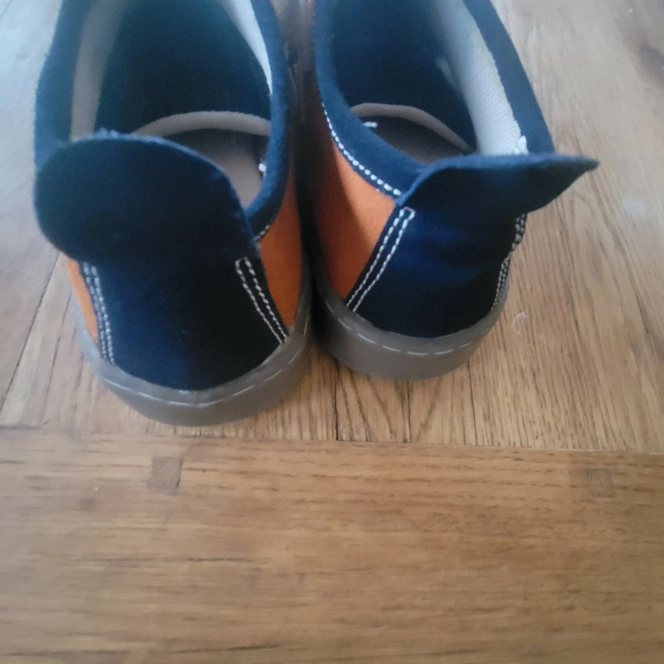 Nine West Mujer Azul Marrón Gamuza Zapatillas Talla 7 Foto 4 de 4