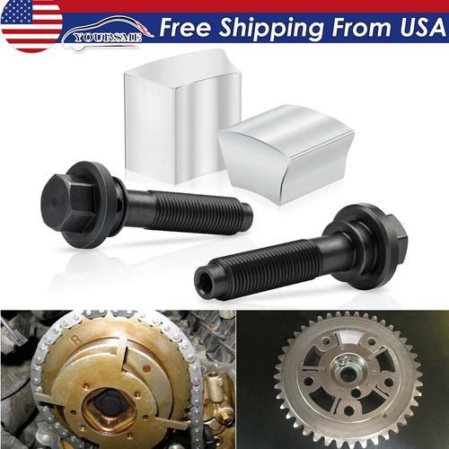 Cam Phaser Lock Out Kit and Camshaft Timing Mounting Bolt for Ford 5.4L