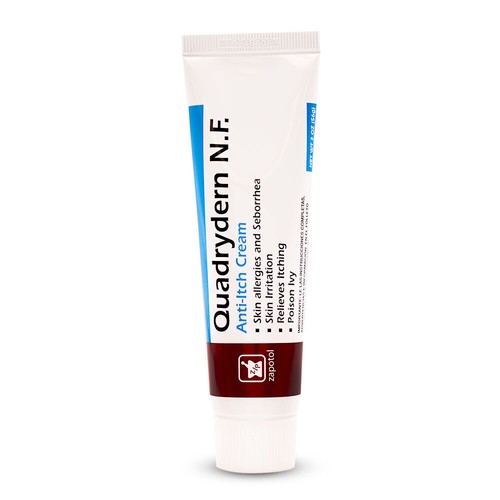 QUADRYDERN N.F CREAM SKIN ALLERGIES AND IRRITATION 2 OZ - Picture 2 of 3