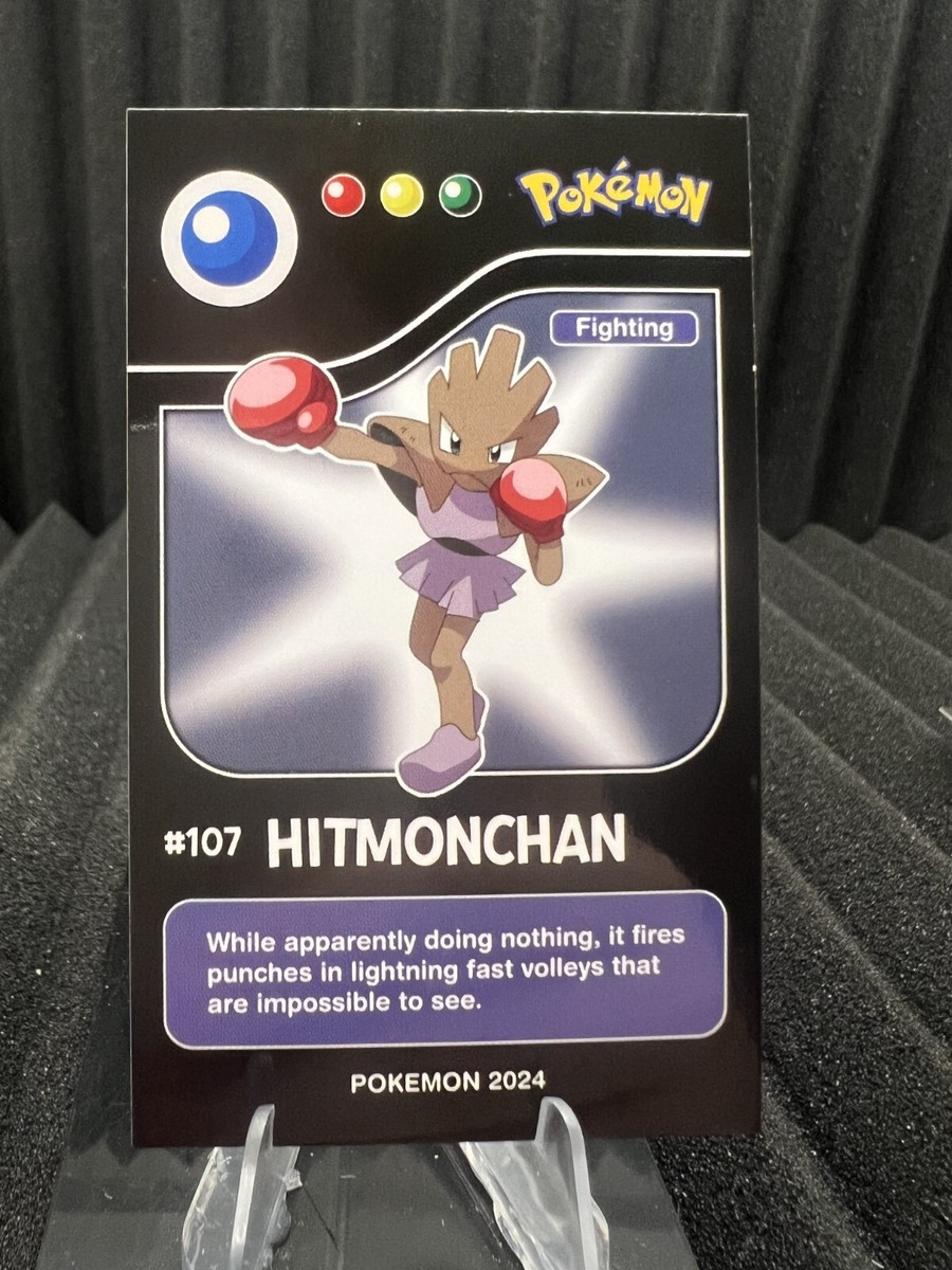 hitochanさん Hitmonchan #107 - Pokedex Black Kanto 2024 - Pokemon Card NM | eBay