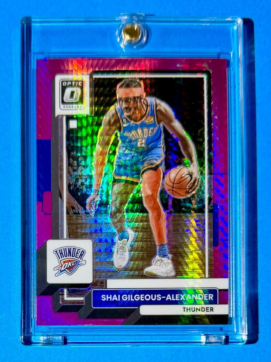 Shai Gilgeous-Alexander RARE PINK HYPER PRIZM DONRUSS OPTIC