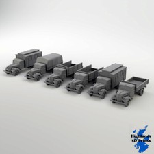 Ford v3000 Truck WW2 Tabletop Gaming 3D Print