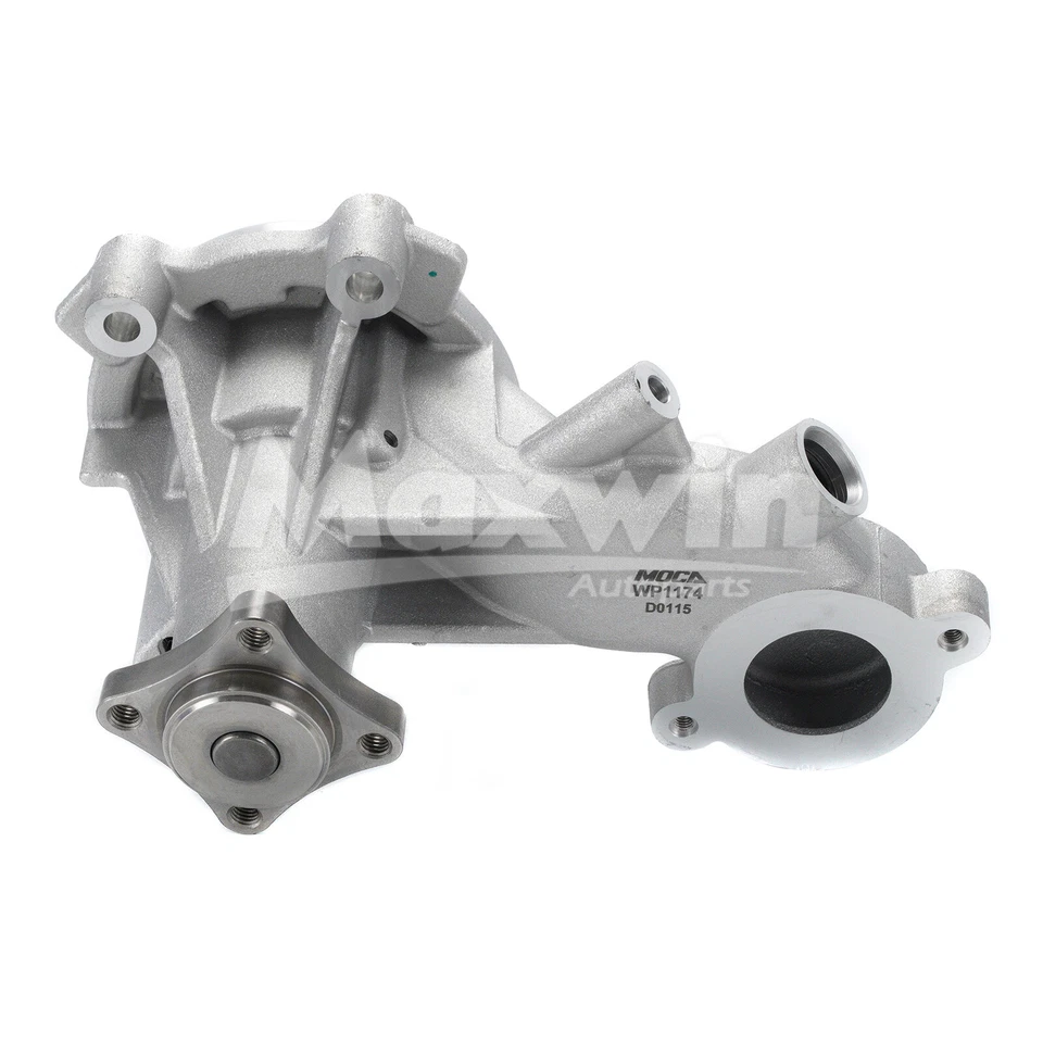 Bomba de agua con brida de polea de 4 pernos con correa serpentina apta para Ford F-150 2013-2017 5,0 L Foto 4 de 4