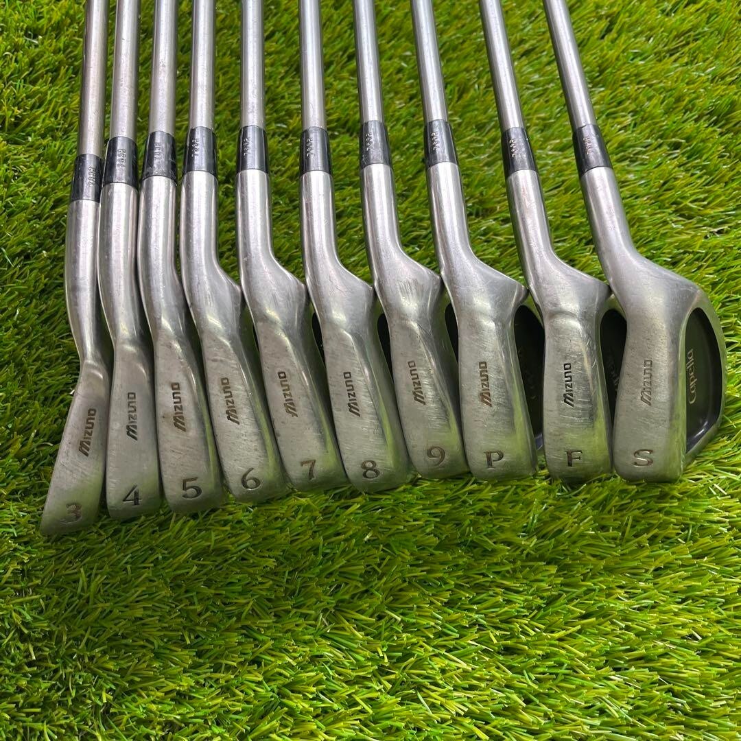Mizuno Capella Irons #3-9,P,F,S(10clubs) / MATCHED / Flex:R
