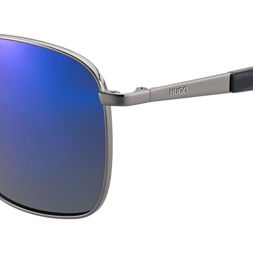 HUGO HG 0330/S 6LB XT Sunglasses Ruthenium Frame Blue Lenses 55mm - Picture 3 of 4