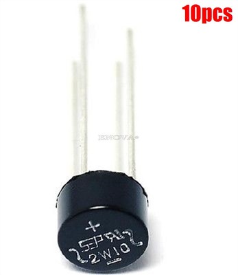 10Pcs 2W10 2A 1000V Bridge Rectifier Ic New ix