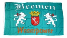 Fahne / Flagge Bremen - Weserpower Fan 90 x 150 cm