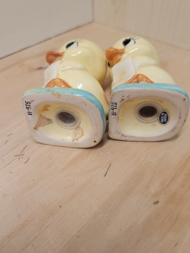 Vintage Baby Ducks Salt & Pepper Shakers H-915 Made in Japan - Picture 9 of 12