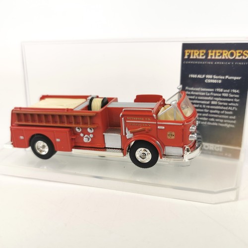 Corgi Fire Heroes Bundle Mack B ALF 900 Fire Engines Trucks CS90010 CS90011 - Picture 22 of 24