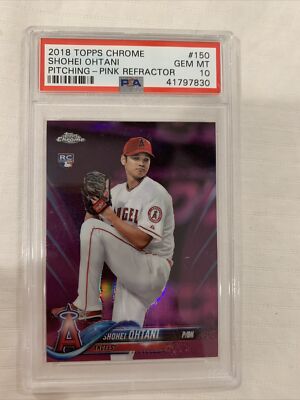 その他 2018 Topps Pink Refractor Shohei Ohtani 2018 Topps Chrome Pink Refractor Rookie #150 Shohei Ohtani