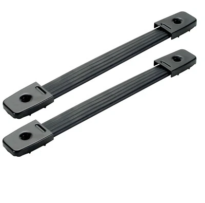 2 x Steel Reinforced Rubber Flight Case Handle Steel End Caps - Guitar Amp Strap - Image 1 of 4