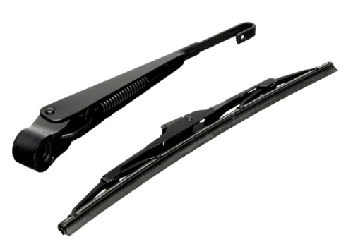 Bras d'essuie-glace arrière pour Toyota RAV4 de 1994 à 2000 balai 350mm en métal noir