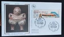 Enveloppe Premier Jour Timbre Musée Quai Branly Paris 2006 N° 3937 FDC Soie