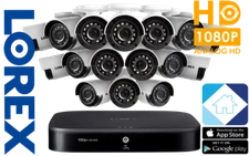 LOREX 1080p HD 16-Channel 2TB DVR Security System & 16 x 1080p Outdoor Cameras🔥
