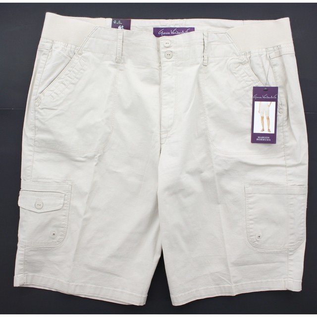 Gloria Vanderbilt Women's Marion Cargo Bermuda Shorts eBay