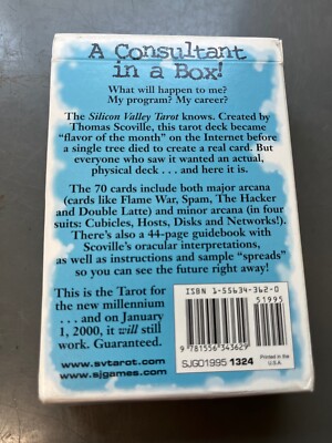 Silicon Valley Tarot - Steve Jackson, 70-Card Deck First Edition