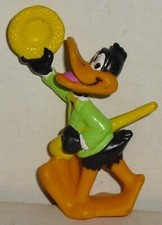 Looney Tunes DAFFY DUCK PVC Figure with Hat  Cane 3", 1990 Warner Bros