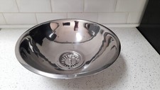 Camper Caravan Kitchen Inset Compact Stainless Sink Full Size PushWaste 35cm New