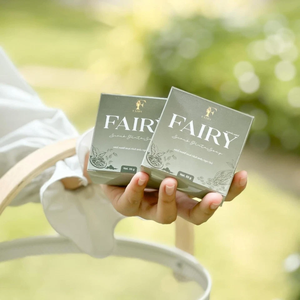 Fairy Scrub gluta soap, gluta scrub, green tea, 1 bar 50 grams, 3 bars 150 grams - Image 3 of 4