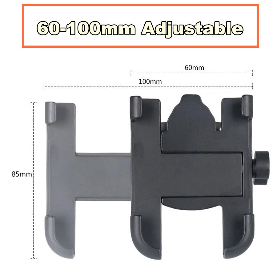 360° Cell Phone Holder Rotatable For Motorcycle Handlebar Mount Accessory CNC - Изображение 3 из 4