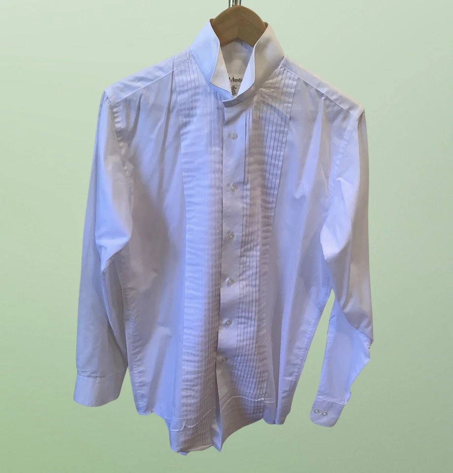 Gerald Austin Tuxedo Formal Black Suit Boys Tuxedo Sz 39 Reg Shirt Sz 15.5 - Image 4 of 4