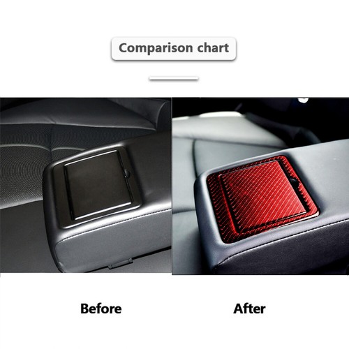 Real Carbon Fiber Cup Holder Panel Trim Cover For Infiniti Q50 & Q60 (2017-2024) 10 thumbnail image