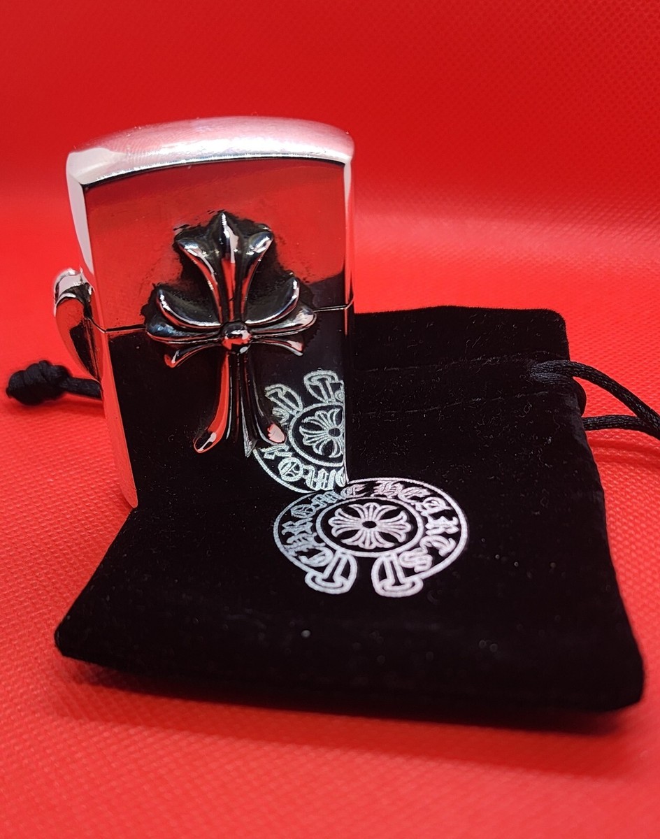 CHROME HEARTS zippo シルバー 925 Chrome Hearts© Cross .925 Sterling Silver Zippo Lighter