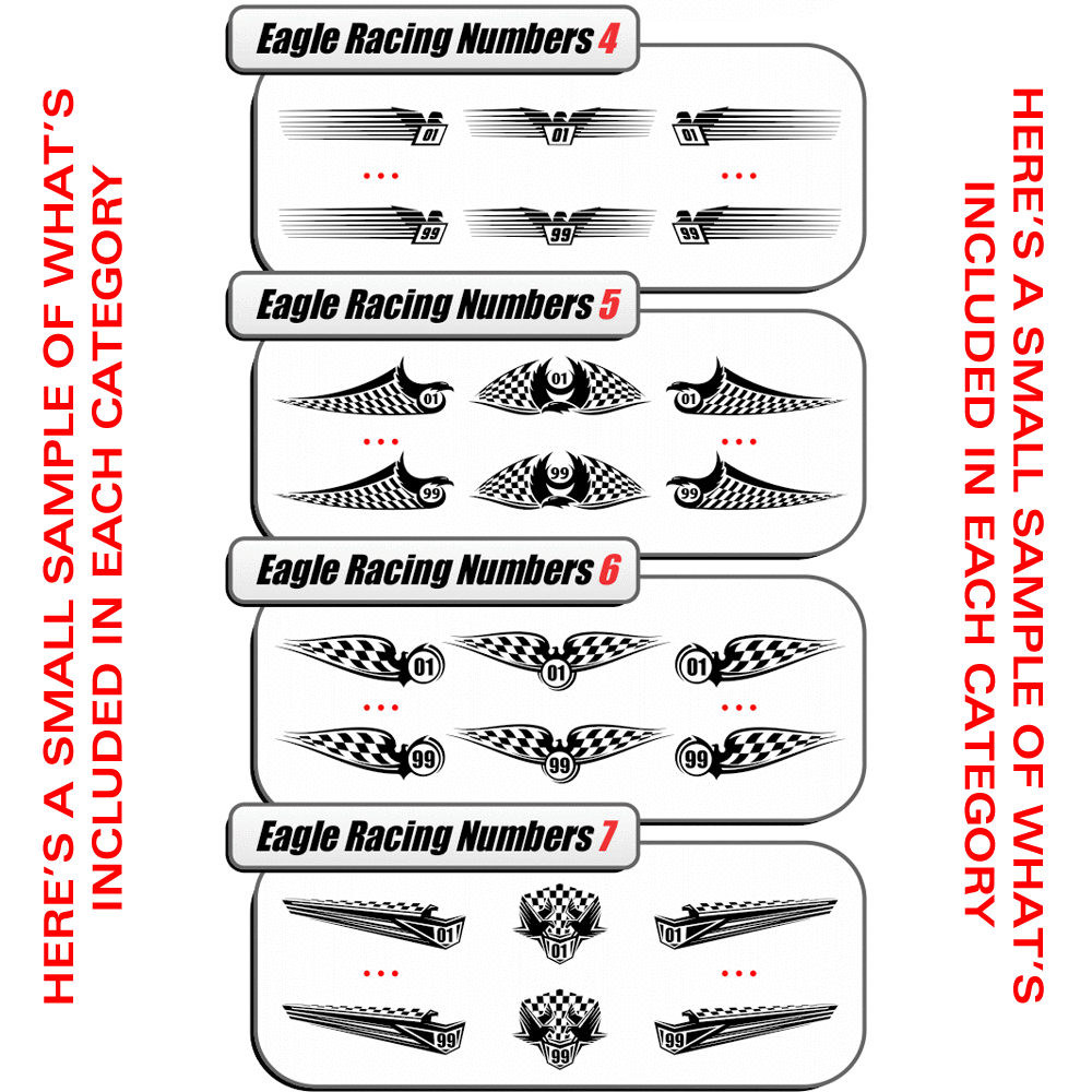 Sticker Ploter Racing RACING GRAPHICS CLIPART-VINYL CUTTER PLOTTER RACE CAR IMAGES-VECTOR ...