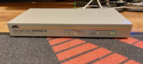 Allied Telesis CentreCOM MR908TX Vintage 8-Port Hub Repeater Netzwerkverteiler - Bild 5 von 10