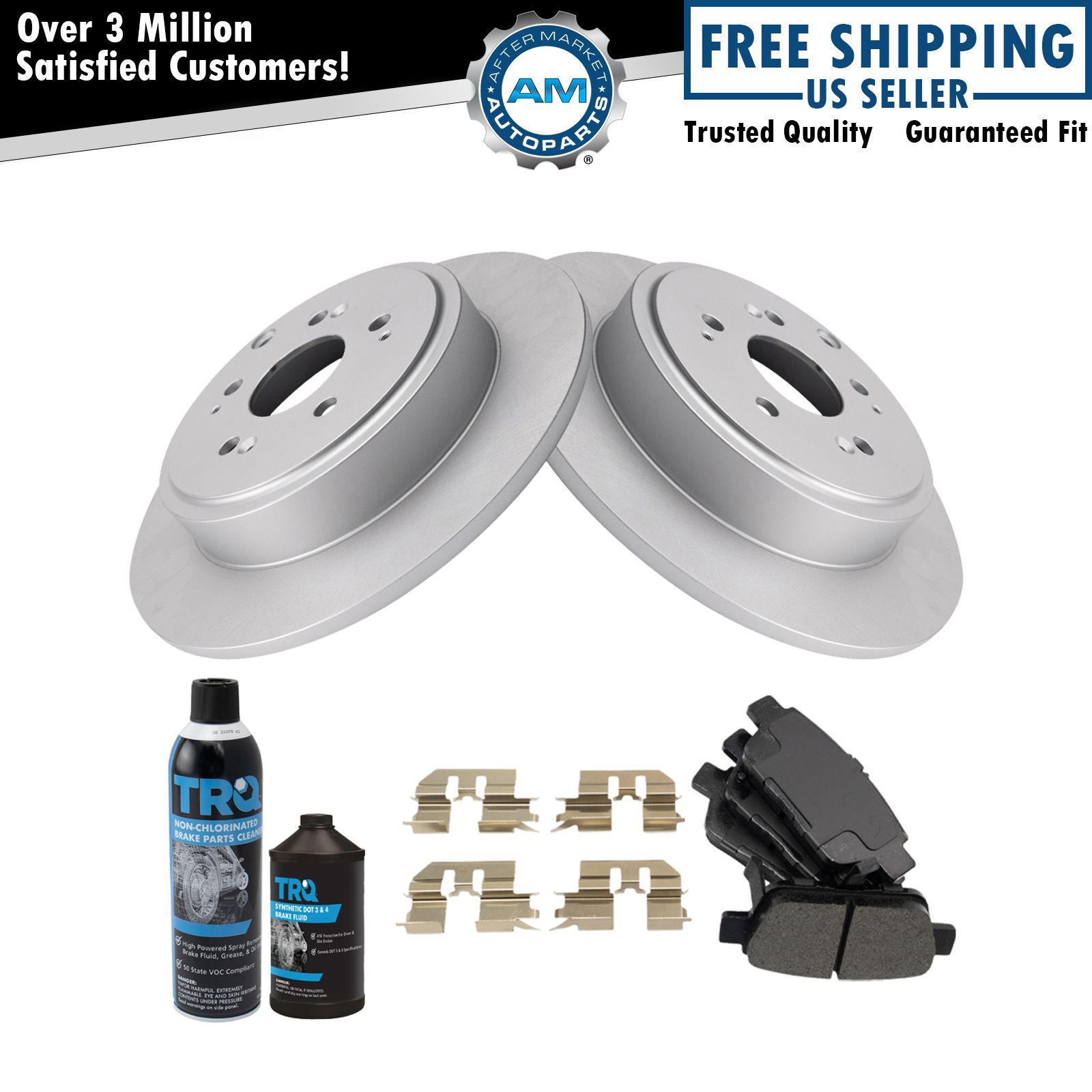 Rear Brake Pads & Rotor Kit Fits 20062014 Honda Ridgeline 192659991331