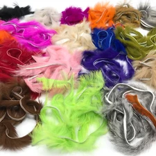 MICRO RABBIT STRIPS - Hareline Fly Tying Zonker Material - 24 Colors Available!