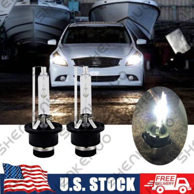 Front HID Headlight Bulb For Infiniti G25 2011-2012 Low & High Beam Stock Qty 2