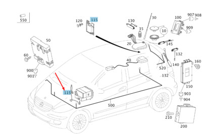 NEW MERCEDES-BENZ A W169 BLUETOOTH A2/91 ANTENNA A1699051200 NEW MERCEDES-BENZ A W169 BLUETOOTH A2/91 ANTENNA A1699051200