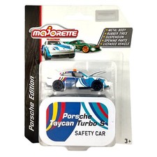 Majorette 212053161 Porsche Motorsport Deluxe Porsche Taycan Turbo S auto di sicurezza
