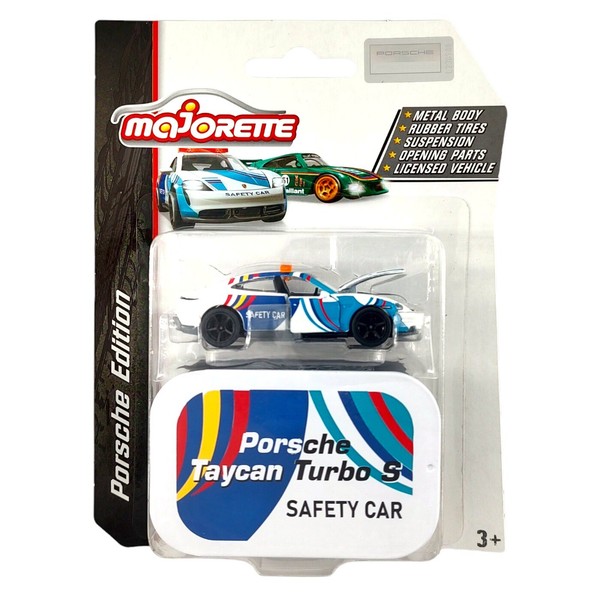 Majorette 212053161 Porsche Motorsport Deluxe Porsche Taycan Turbo S Safety Car-image