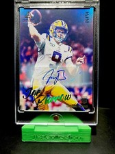 2020 Panini Luminance Joe Burrow Rookie Auto Gold /50 Bengals QB