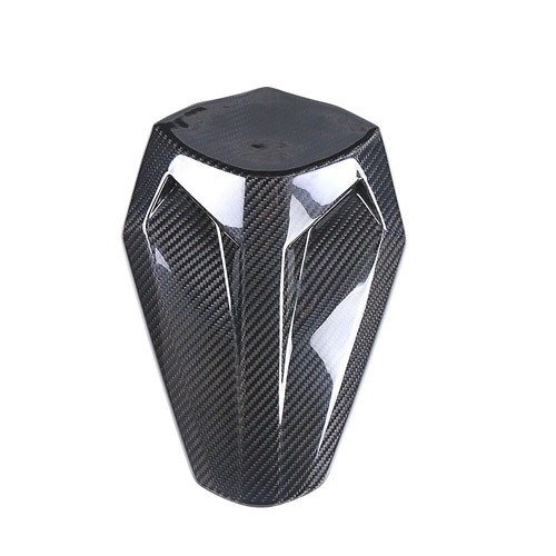 For Kawasaki ZX4RR ZX4R Dry Carbon Fiber Motorcycle Rear Hump Cover Replace Trim - Picture 9 of 10