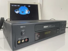 RCA VR627HF 4-Head Hi-Fi Stereo VCR VHSHQ Player AccuSearch Tested No Remote