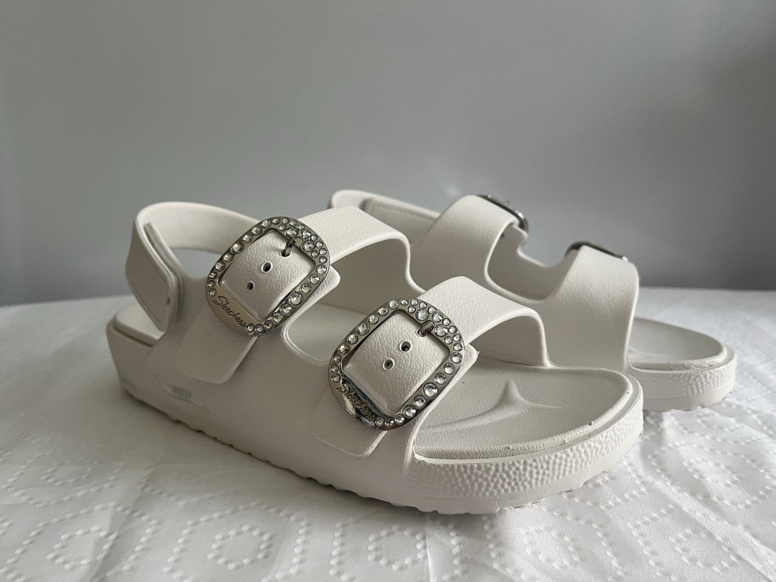 APL Sandali Skechers bianchi taglia 8 donna