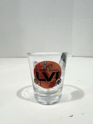 Super Bowl LVI Shot Glass Los Angeles Rams NFL Football NWT 2 1/4 