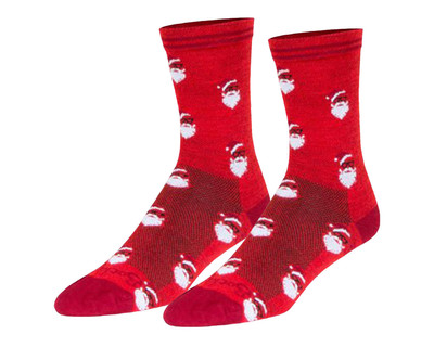 Sockguy 6'' Wool Socks (Saint Nick) (Christmas)
