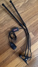 LED Grow Light Dual Head Clip-On Plant Lamp Full Spectrum Adjustable