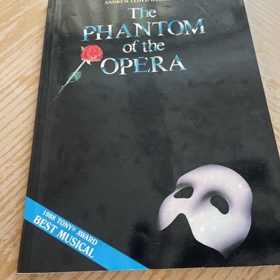 Vtg Phantom of the Opera Sheet Music Songbook Hal Leonard 1988 Vocal Selections