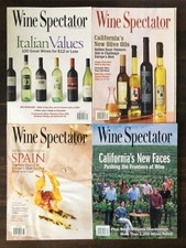 2003 Wine Spectator Magazine - Lot of 4 May 31, Jun 15, Jun 30, Jul 31